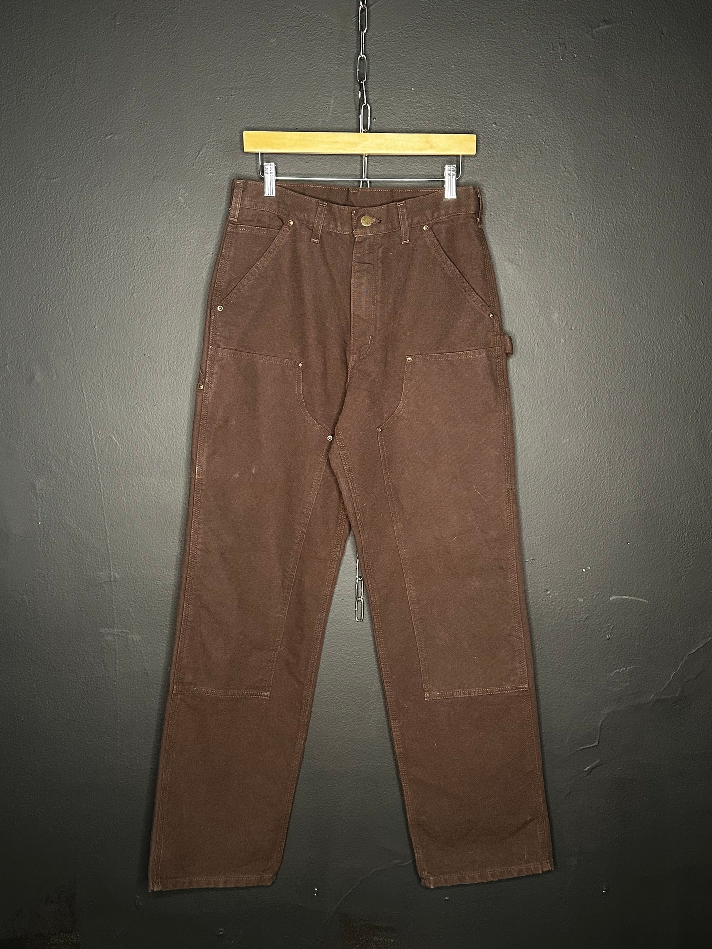 (32) Carhartt Double Knee Brown Pants