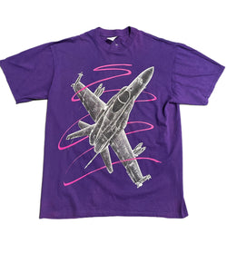(XL)Vintage 90's Blackbird Plane Graphic T-Shirt